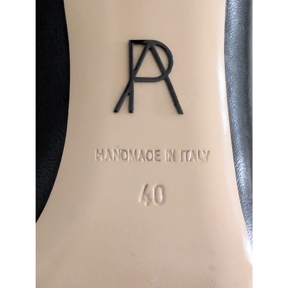 EUC Paul Andrew Zenadia Pump Black Leather IT Sz 40 US 9.5 $675 - Picture 7 of 7